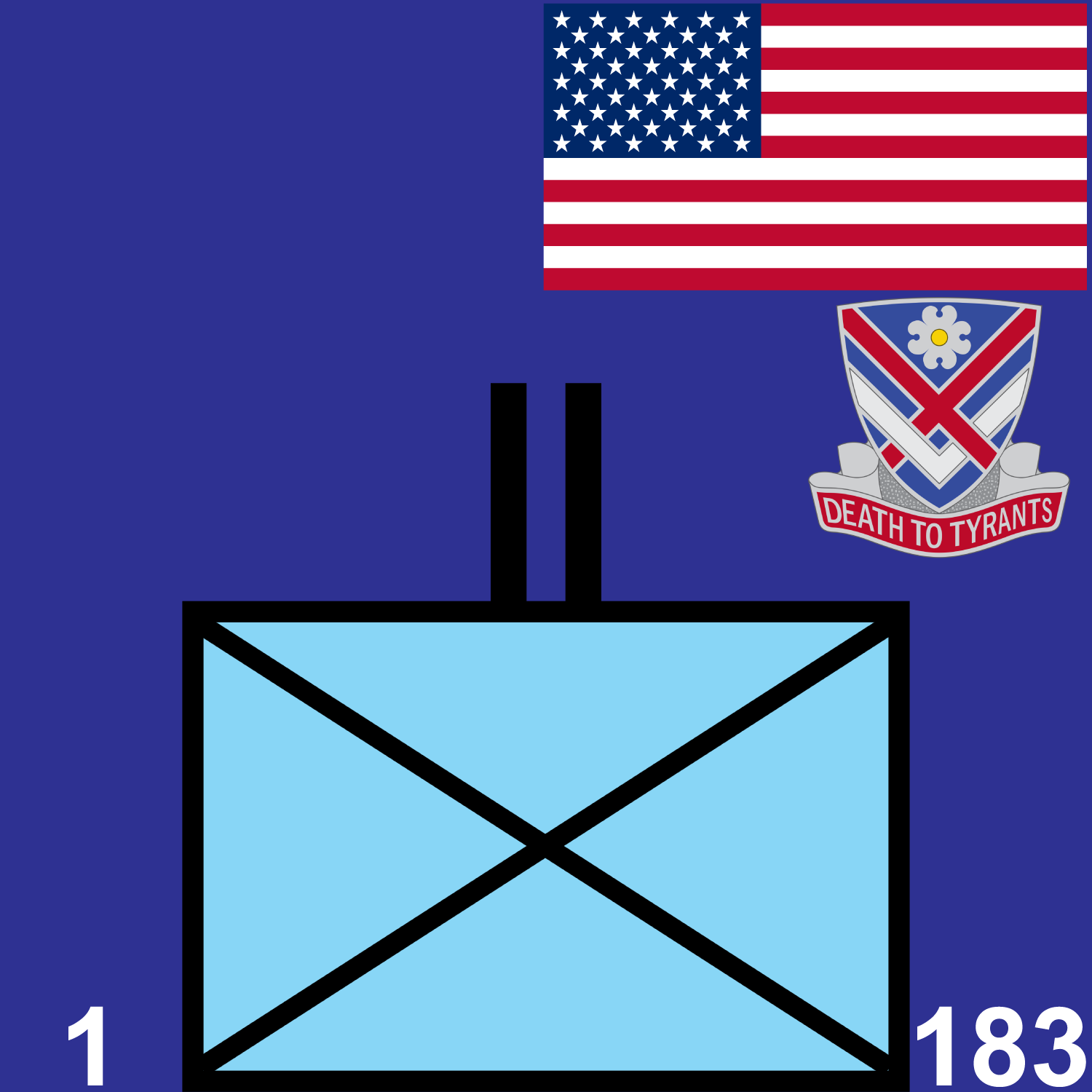 1st Battalion, 183rd Infantry Regiment icon